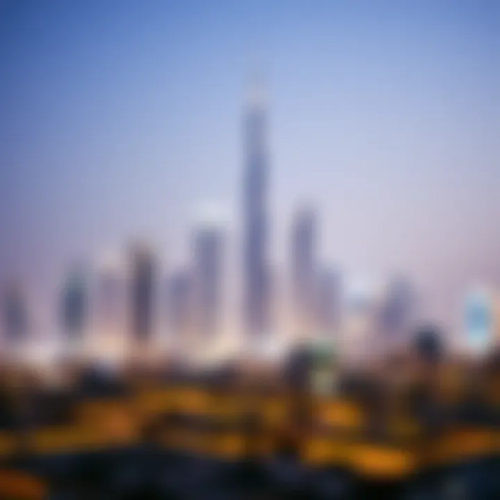 A panoramic view of Dubai's skyline showcasing innovative architecture