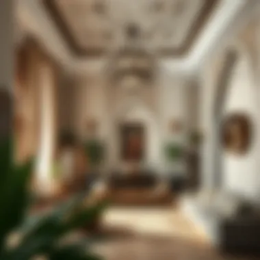 Embracing Heritage: Traditional Arabian Interior Design Traditional Arabian style interior showcasing intricate designs