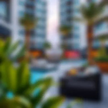 Overview of International City Phase 2 highlighting community amenities