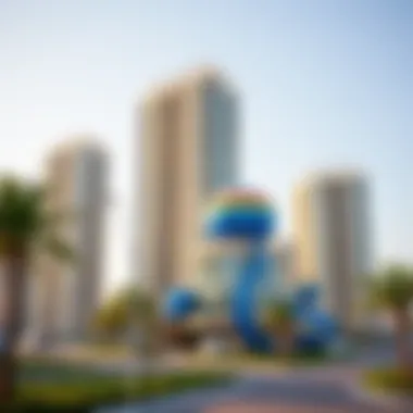 A conceptual image illustrating diverse investment opportunities in Dubai