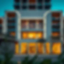 Stunning facade of Jumeirah Garden Building 3 showcasing modern design