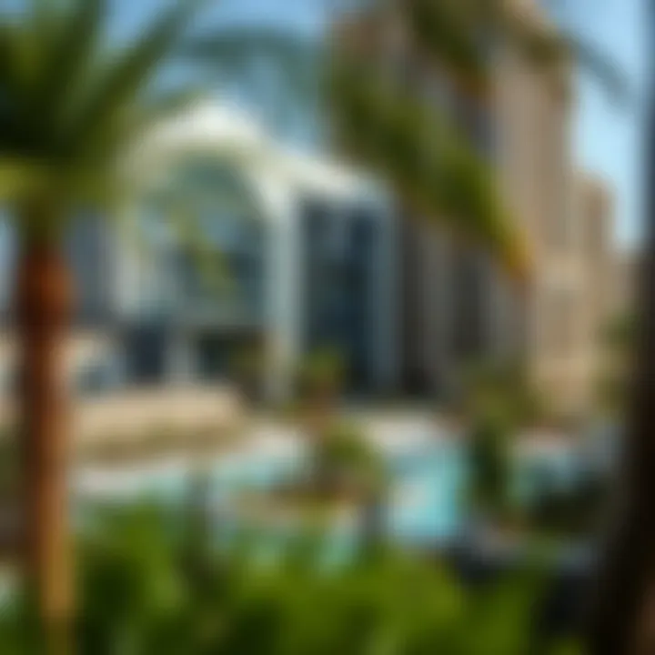 Scenic Surroundings of Jumeirah Garden Building 3 Panoramic view of the location surrounding Jumeirah Garden Building 3