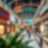 A panoramic view of the Karama Centre showcasing its vibrant retail spaces
