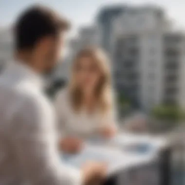 Landlords Strategizing with RERA Landlord reviewing rental rates using RERA tool