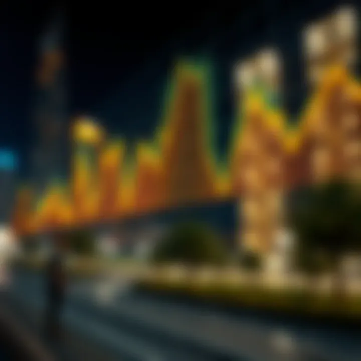 Market Trends in Dubai's Off-Plan Real Estate Dynamic market trends graph illustrating Dubai's off-plan real estate sector