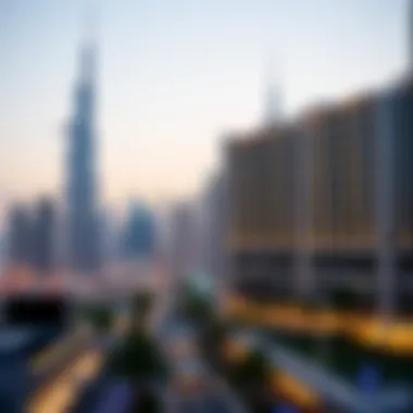 Dubai Skyline and Off-Plan Developments Stunning skyline view of Dubai showcasing modern off-plan developments
