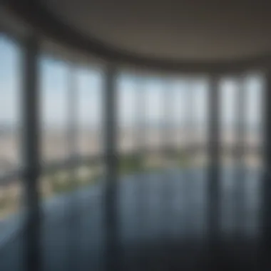 Breathtaking Panoramic Views from Lillian Tower Panoramic view from the top floors of Lillian Tower