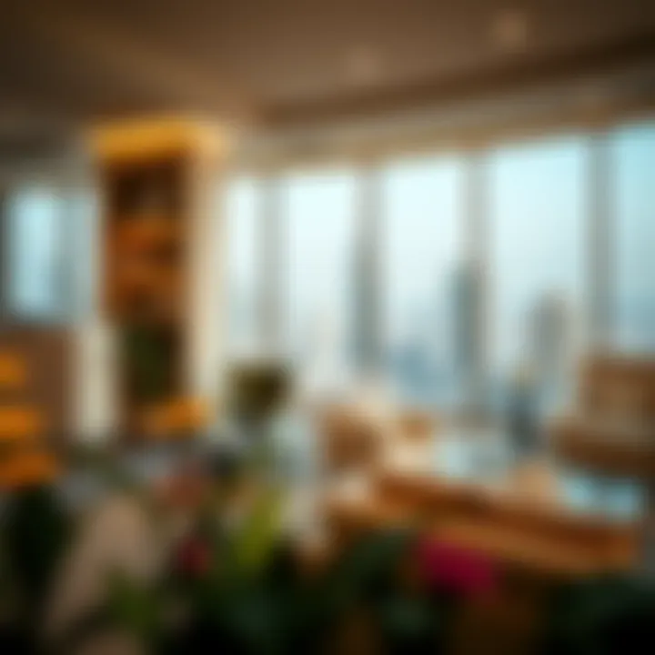 An artistic representation of Dubai's luxury real estate market trends