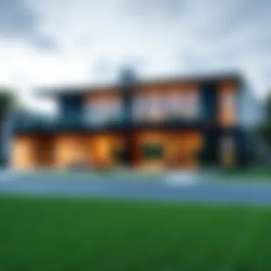 Architectural Marvel of MD63 Residence Stunning exterior view of MD63 Residence showcasing modern architectural design