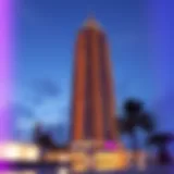 Architectural Marvel of Meraikhi Tower Stunning architectural view of Meraikhi Tower