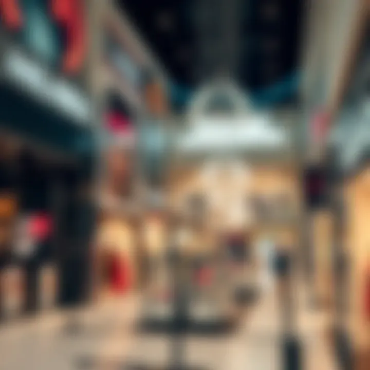 Interior of Mezyad Mall filled with various retail stores