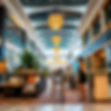 Visitors enjoying leisure spaces within Mezyad Mall