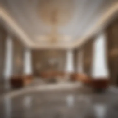 Luxurious Interior Design of Nasser Rashid Lootah Building Interior design highlighting luxury and elegance within the building
