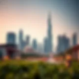 Modern Meets Tradition in Dubai Dubai skyline representing modernity and tradition