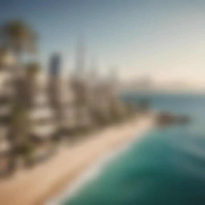 Infographic displaying real estate market trends in Dubai