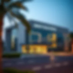 Exterior view of a modern Smart Police Station in Dubai