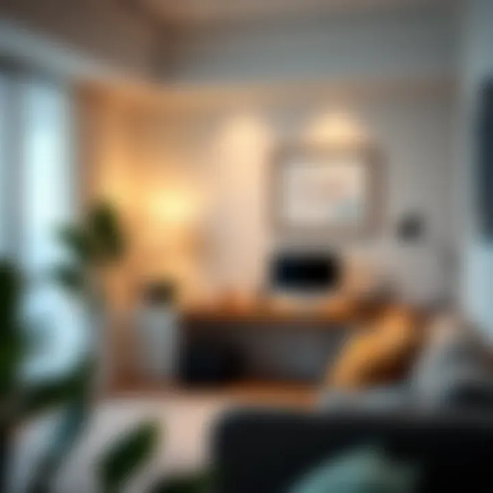 A serene home office setup for financial planning