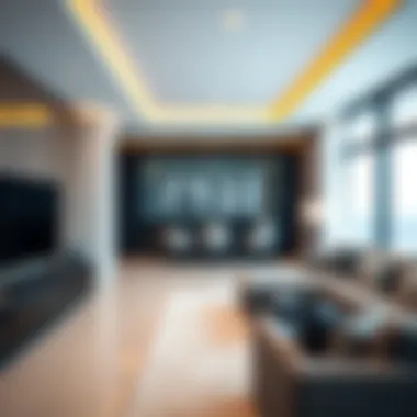 Inside a Luxury Apartment Luxury apartment interiors reflecting contemporary design