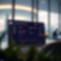 Online visa application dashboard