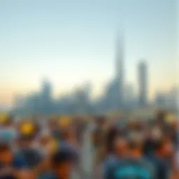 Overview of Dubai skyline showcasing diverse real estate options