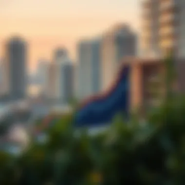 Graph illustrating current market trends in Dubai real estate