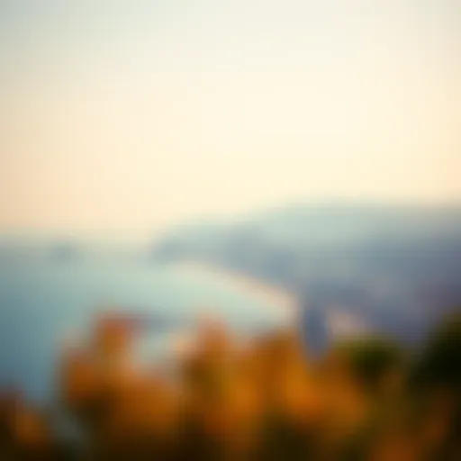 Scenic view of the Fujairah coastline with the mountains in the background