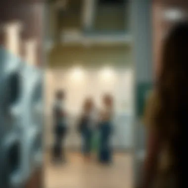 Convenient Laundry Services in a Luxurious Neighborhood Residents enjoying the convenience of laundry services in a luxurious neighborhood