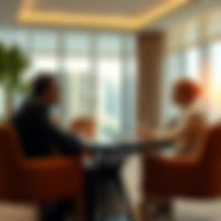 A strategic planning session for real estate investment