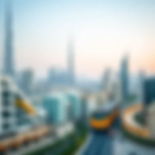 A panoramic view of Dubai's skyline