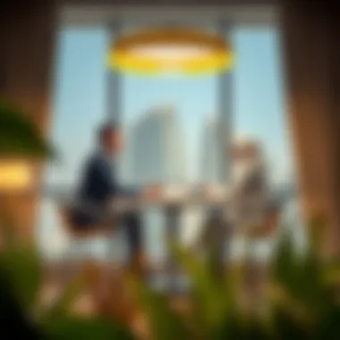 Negotiation Points in Tenancy Agreements Illustration showing negotiation discussions between landlord and tenant