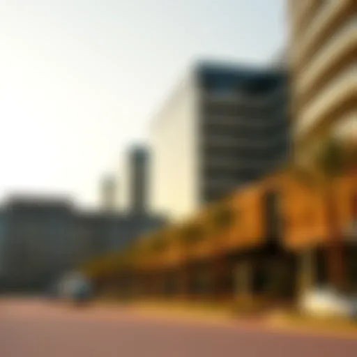 Stunning architectural design of Park Heights Square showcasing modern aesthetics