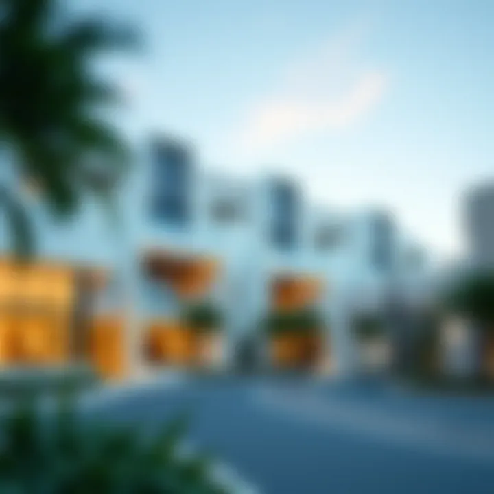 Modern Architecture in Exclusive Complex Exclusive residential complex showcasing modern architecture