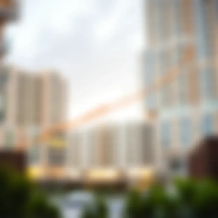 Real Estate and Credit Scores An illustration depicting real estate transactions and credit scores correlation