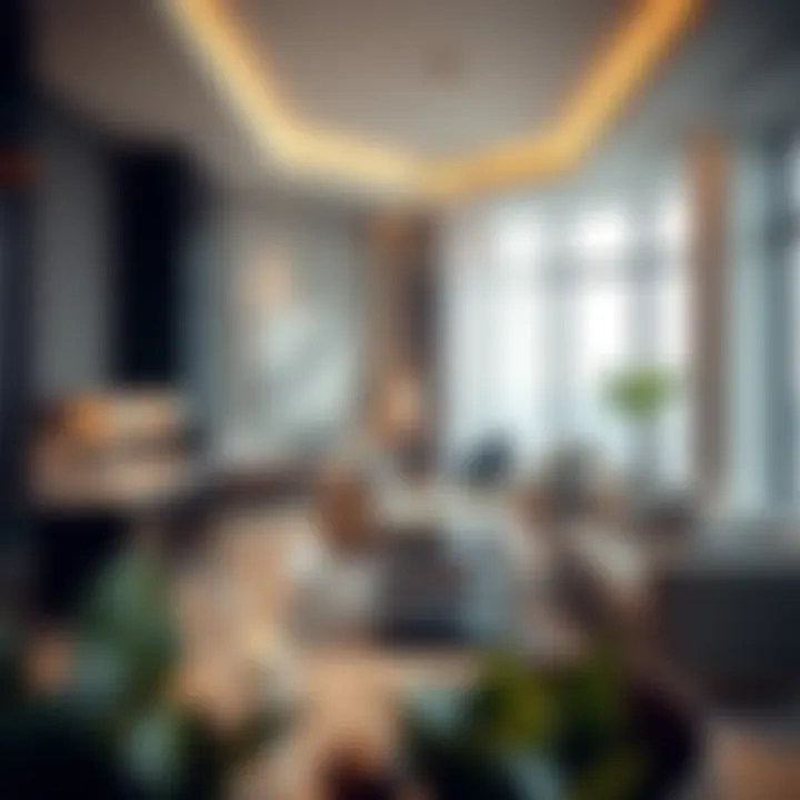 Elegant interior of a modern apartment in Dubai