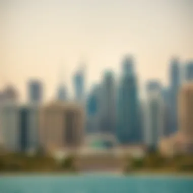 Stunning skyline view of Dubai showcasing diverse apartment buildings