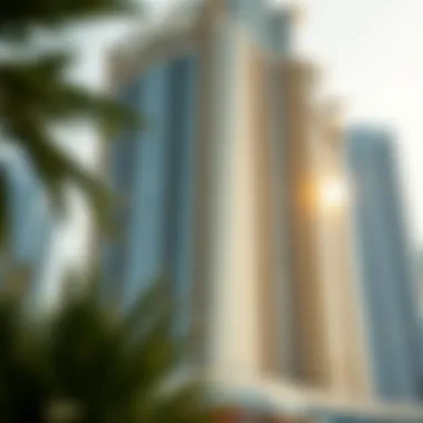 Architectural Marvel of Sahara Tower Stunning view of Sahara Tower showcasing its architectural design