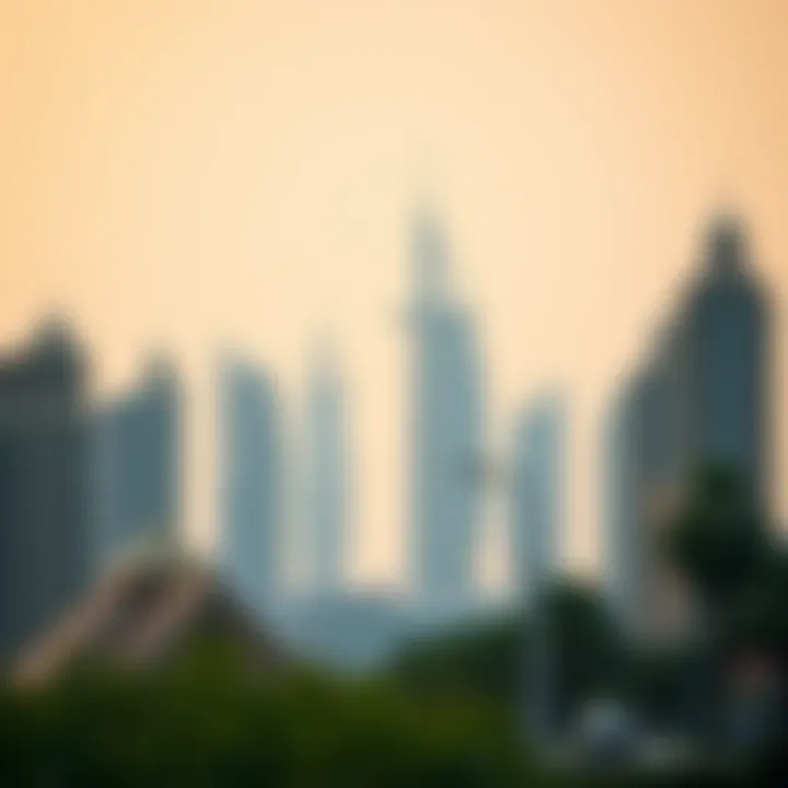 Iconic landmarks symbolizing Dubai's culture