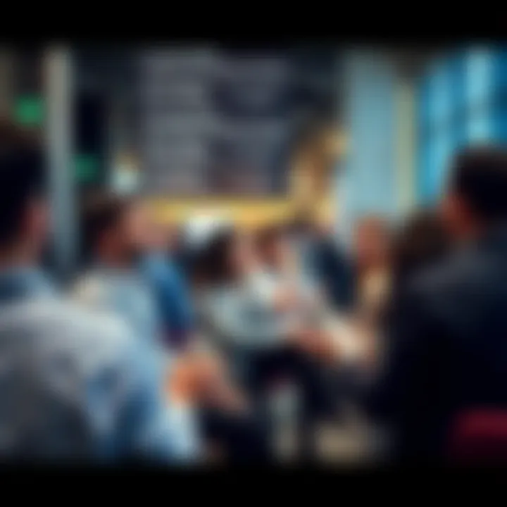 Building Connections at Networking Events Networking event in a professional setting