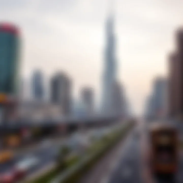 Sheikh Zayed Road showcasing urban development