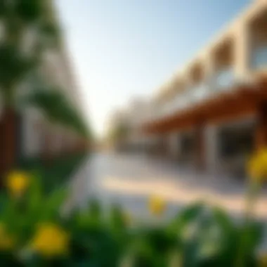 Community Amenities of Sobha One Ras Al Khor Community amenities highlighting recreational spaces