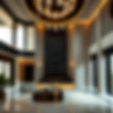 Interior space illustrating elegant architectural details