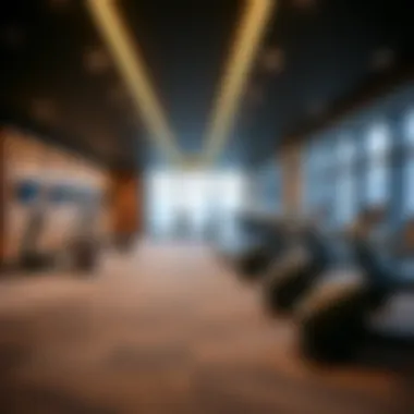 Exquisite Amenities at The Address Residences Luxurious amenities offered at The Address Residences Dubai Opera Tower 1, including a modern fitness center.