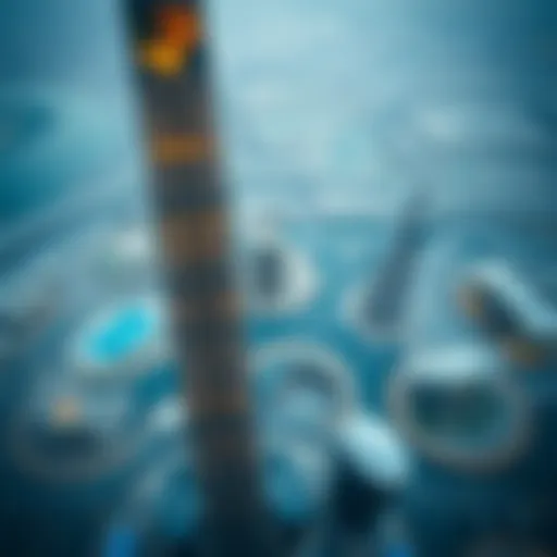 Aerial Perspective of Burj Khalifa Aerial view of Burj Khalifa showcasing its architectural grandeur and surroundings