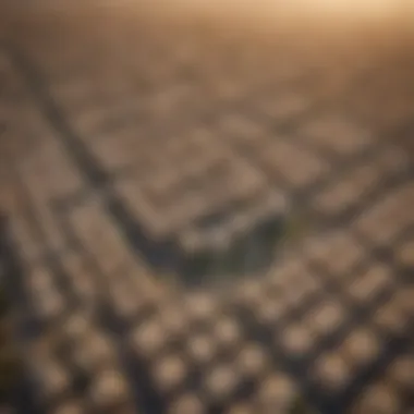 Aerial Perspective of الريحان روتانا العين Aerial view of الريحان روتانا العين highlighting its position within the local real estate market.
