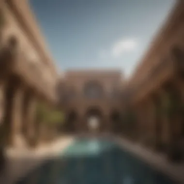 Cultural elements integrated into the design of الريحان روتانا العين.