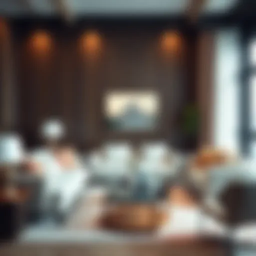 A stylishly arranged living room with used furniture showcasing modern design.