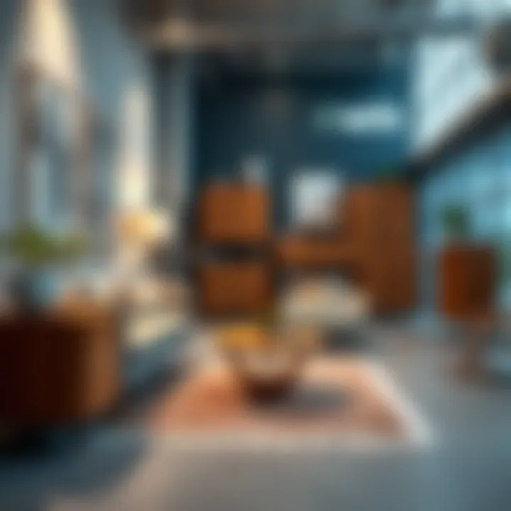 An infographic representing sustainability trends in the used furniture market.