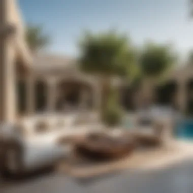Beautifully Curated Outdoor Space by The One Furniture A beautifully curated outdoor space with The One Furniture's offerings