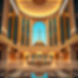 Stunning architectural design of the most expensive hotel