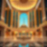 Architectural Grandeur of Abu Dhabi's Elite Hotel Stunning architectural design of the most expensive hotel